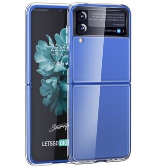 Klart telefoncover til Samsung Galaxy Z Flip3 5G, hård pc stødabsorberende bagcover