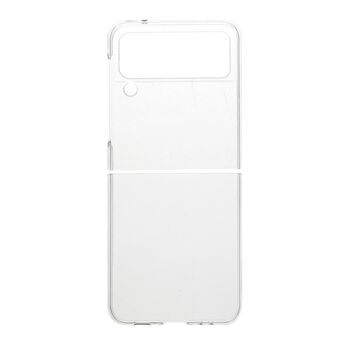 Ultra Slim Fit Plastic Hard PC Mobiltelefon Case Cover til Galaxy Z Flip3 5G - Gennemsigtig