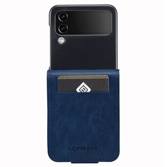LC.IMEEKE til Samsung Galaxy Z Flip3 5G PU-læder + PC-telefonetui RFID-blokerende beskyttende mobiltelefoncover Kortholder