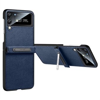 SULADA til Samsung Galaxy Z Flip3 5G PU-læderbelagt pc-telefontaske Kickstand Anti-ridse foldecover