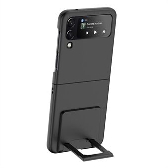 Til Samsung Galaxy Z Flip3 5G Hidden Kickstand Cell Phone Case Skin-touch PC Phone Cover