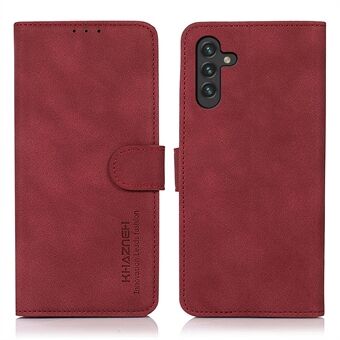 KHAZNEH Book-Style Flip Tekstureret Læder Telefon Cover Stand Case med tegnebogsdesign til Samsung Galaxy A13 5G / A04s 4G (164,7 x 76,7 x 9,1 mm)