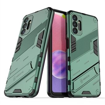 Stødsikker Hybrid TPU + PC-cover Beskyttende telefontaske med støtteben til Samsung Galaxy A13 5G