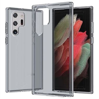 TPU + PC Hybrid Phone Case 3,0 mm fortykket, faldbestandig gennemsigtig telefonbeskytter til Samsung Galaxy S22 Ultra 5G