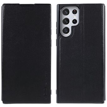 X-LEVEL FIB Color II Series Ikke-magnet Autoabsorberet PU-lædertelefontaske med foldbart Stand til Samsung Galaxy S22 Ultra 5G