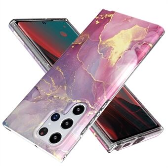 Til Samsung Galaxy S22 Ultra 5G GW18 Anti-drop stilfuldt mønster blødt TPU IMD telefoncover