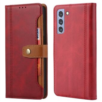 Flip-kortholder Business Style Stand Lædertelefoncover Mobiltelefoncover til Samsung Galaxy S22 5G