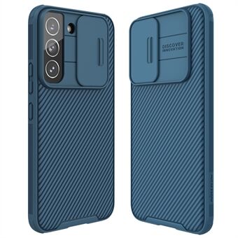 NILLKIN CamShield Pro til Samsung Galaxy S22 5G Anti-Fingerprint Hybrid telefoncover med kamerabeskyttelsescover
