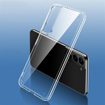 FUKELAI til Samsung Galaxy S22 5G Faldsikkert ultratyndt gennemsigtigt TPU etui Mobiltelefon beskyttelsescover