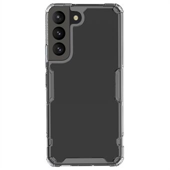 NILLKIN Nature TPU Pro Series Enhanced Four Corner PC + TPU Transparent Back Phone Case Cover til Samsung Galaxy S22 5G