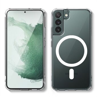 Til Samsung Galaxy S22 5G Slim Phone Case Blød TPU telefonbeskytter Krystal magnetisk stødsikkert cover