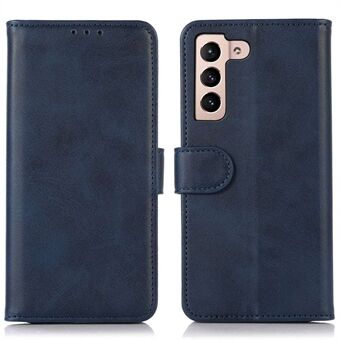 Til Samsung Galaxy S22 5G letvægts PU- Stand Design Great Texture Pung Telefon Etui Magnetisk Design Beskyttende Telefon Cover