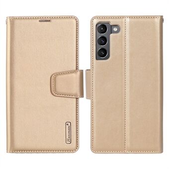 HANMAN Mill Series Phone Case til Samsung Galaxy S22 5G Folio Flip Phone Cover PU Læder Blødt TPU etui med pung