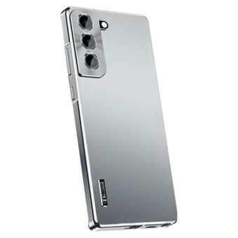IM-CHEN Anti-Fall Slim Case til Samsung Galaxy S22 5G Stødsikker telefontaske Hard PC Metalramme Mat telefoncover med magnet/spændelås