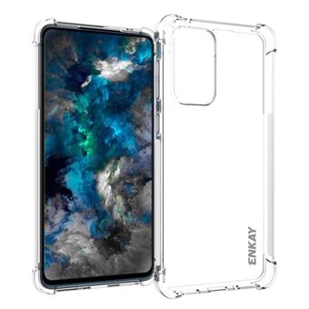 ENKAY HAT Prince Enhanced Four Corner Fall Protection Phone Case Anti-slip Edge Crystal TPU Cover Shell til Samsung Galaxy A33 5G