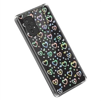 Til Samsung Galaxy A33 5G mønsterudskrivning IMD-telefoncover TPU stødbeskyttende anti-ridsecover
