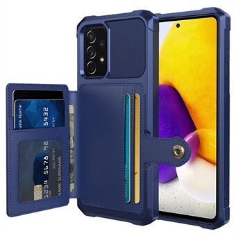 ZM03 telefoncover til Samsung Galaxy A53 5G TPU + PU læderpung Anti-ridse mobiltelefoncover med magnetisk metalplade