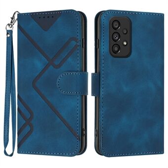 YX0040 til Samsung Galaxy A53 5G Stand etui med trykt mønster PU lædercover tegnebog