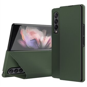 Til Samsung Galaxy Z Fold4 5G Kevlar Texture PU Læder Stand Case Magnetisk Auto-lukning Folio Flip Telefon Cover