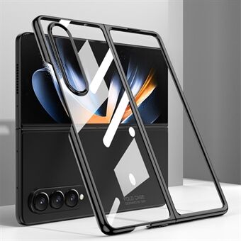 GKK til Samsung Galaxy Z Fold4 5G Elektroplettering PC Foldetaske Anti-ridse Gennemsigtigt telefoncover