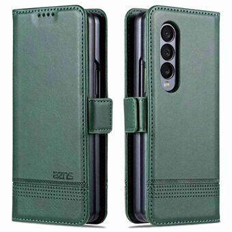 AZNS Til Samsung Galaxy Z Fold4 5G Kohud Tekstur PU Læder Pung Cover Dual Magnetic Clasp Telefonetui