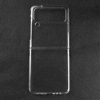 Til Samsung Galaxy Z Flip4 5G Clear Case Hard PC Fuld beskyttelse Stødsikkert anti-fald cover
