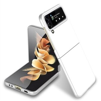 Til Samsung Galaxy Z Flip4 5G hårdt pc-telefonetui Gummibelagt anti-fingeraftryk Anti-ridse vippecover