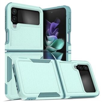 Til Samsung Galaxy Z Flip4 5G Hard PC + Blød TPU beskyttende telefoncover Anti-drop Hybrid Cover