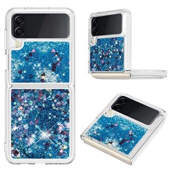 YB Quicksand Series-1 til Samsung Galaxy Z Flip4 5G, Anti-drop Blød TPU Anti-ridse mobiltelefon taske Flydende Quicksand Shell