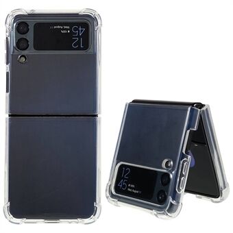 HD Clear Phone Shell Case til Samsung Galaxy Z Flip4 5G, anti-ridse forstærkede hjørner Drop Protection TPU telefoncover