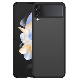 Til Samsung Galaxy Z Flip4 5G PC Mobiltelefon Bagcover Ensfarvet Glat Grip Ridsefast telefoncover