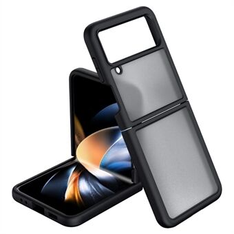 Ultra tyndt telefoncover til Samsung Galaxy Z Flip4 5G, gennemskinnelig hård pc Ridsefast mobiltelefoncover