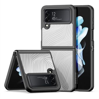 DUX DUCIS Aimo Series til Samsung Galaxy Z Flip4 5G telefonetui TPU+PC mat cover (REACH certificering) - Sort