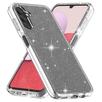 Til Samsung Galaxy A14 5G Glittery Powder Soft TPU + Hard PC Protective Phone Case Shockproof Mobile Phone Back Cover