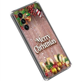 Til Samsung Galaxy A14 5G julemønsterudskrivning TPU-telefoncover Drop-sikker smartphone-beskyttelsescover