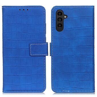 Til Samsung Galaxy A14 5G PU Læder Telefon Stand Cover Crocodile Texture Anti-ridse beskyttende pung etui