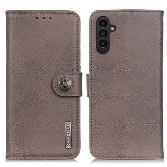 KHAZNEH Til Samsung Galaxy A14 5G Kohud Tekstur PU Læder Stand Pung Cover Magnetisk lås Indvendig TPU telefon taske
