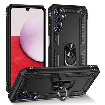 Til Samsung Galaxy A14 5G Military Grade Shockproof Phone Case Ring Kickstand Design PC + TPU Drop-proof Cover