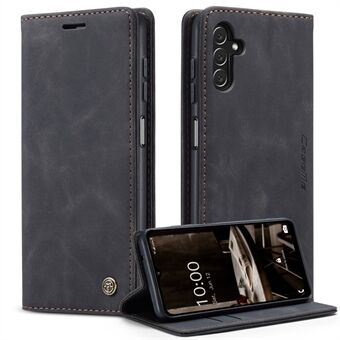 CASEME 013 Series Fuld beskyttelse Telefoncover til Samsung Galaxy A14 5G, Stand Wallet PU Læder Telefoncover