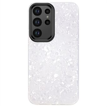 IPAKY til Samsung Galaxy S23 Ultra hård akryl+blød TPU stødsikker telefoncover Anti-ridse telefoncover IMD Design