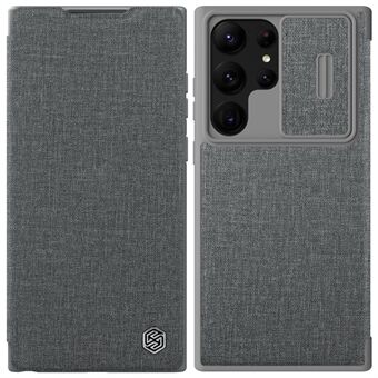 NILLKIN Qin Pro Series Mobiltelefoncover til Samsung Galaxy S23 Ultra, Anti-drop-telefoncover med skydelinsebeskyttelseskortholder