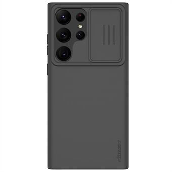NILLKIN Til Samsung Galaxy S23 Ultra Magnetic Cover PC + Silikone Slide Kamera Låg Telefon Case Kompatibel med MagSafe - Sort