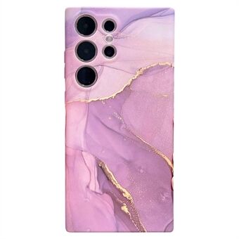 Til Samsung Galaxy S23 Ultra Anti-drop IMD marmormønster telefoncover Blødt TPU bagcover