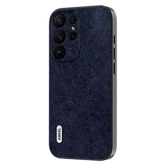 ABEEL til Samsung Galaxy S23 Ultra Phone Case Litchi Texture Retro PU lædercoated TPU+PC cover