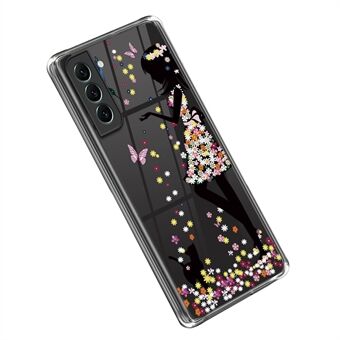 Fleksibelt TPU-cover til Samsung Galaxy S23, stilfuldt mønsterudskrivning IMD-telefon beskyttende bagcover