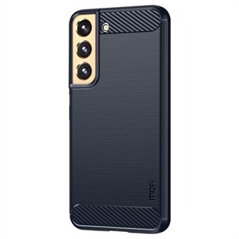 MOFI JK TPU Series-1 Carbon Fiber Texture Phone Shell til Samsung Galaxy S23, Anti-støv telefontaske Blødt TPU børstet telefoncover