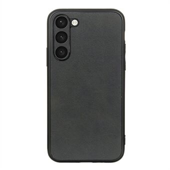 Mobiltelefoncover til Samsung Galaxy S23, kohudtekstur Støvtæt Anti-ridse hård PC+TPU+PU læder telefoncover