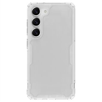 NILLKIN Nature Pro Series Phone Case til Samsung Galaxy S23, Ultra Clear PC Back + TPU Frame Protective Cover
