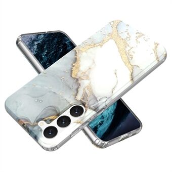 Til Samsung Galaxy S23 GW18 IMD Marble Pattern Phone Case PC+TPU Phone Cover