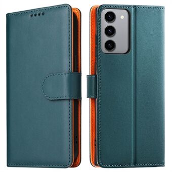 Til Samsung Galaxy S23 Magnetisk lås PU læder Flip Wallet Case Foldbart Stand Telefon Cover